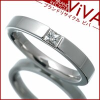 ハリーウィンストン プリンセスカット ダイヤモンド リング 指輪 Pt950 プラチナ 6.5号 美品 新品仕上げ済み