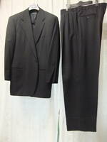 イタリア製　黒ラベル　ジョルジオアルマーニ　ブラックフォーマルスーツ　セットアップスーツ　50サイズ　式服　礼服　冠婚葬祭