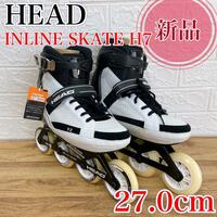 【新品】未使用　HEAD ヘッド INLINE SKATE H7 インラインスケート 27cm　メンズ　ローラースケート　ホワイト　ブラック