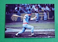 DNP加工のLサイズカラー生写真/張本 勲選手(日本ハム)　1975年オールスターゲーム第2戦