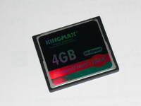 動作保証！KINGMAX CFカード 4GB