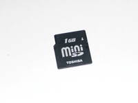 動作保証！TOSHIBA miniSDカード 1GB　安心の日本製