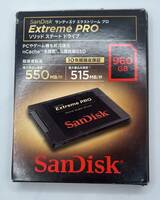 ★1円スタート★【新品未開封品】SanDisk SSD Extreme PRO 960GB SDSSDXPS-960G-J25・国内正規品