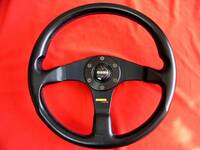 old momo steering wheel corse 34.5Φ 1996 モモ コルセ 綺麗な美品 中古品 ホーンボタン リング ペゼル付 送料安価に