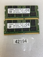 Kingston 2Rx8 PC4-2400T DDR4ノートPC用 メモリ 204ピン 32GB 16GB 2枚 DDR4 LAPTOP RAM(42194)