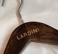 LARDINI ラルディーニ 木製 ジャケット ハンガー 木製ハンガー ブラウン系