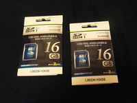 【SDHCカード】16GB　2枚セット　新品・未使用品・未開封品　格安　即決