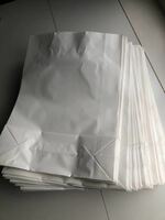 新品紙袋 新品未使用 50枚 ホワイト