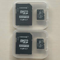 【送料無料】2個セット microSDXCカード64GB Class10バルク品 microSDカード マイクロSDカード スマホメモリーカード ニンテンドースイッチ