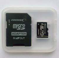 【送料無料】microSDXCカード64GB Class10バルク品 microSDマイクロSD SDカード変換アダプター ニンテンドースイッチ スマホメモリーカード