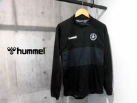 hummel ヒュンメル/F.C.SKULL トレーニングハーフジップトップ O/通気性 吸汗速乾 ストレッチ ウォームアップシャツ/黒/メンズ/サッカー