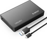 ORICO USB-C 3.5インチ HDDケース USB3.1 SATA3.0 外付け 20TBまで 2.5 / 3.5 両方対応 USB3.0 6Gbps伝送 UASP高速 3588C3-BK