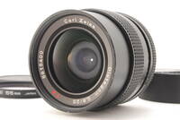 ＜良品＞ CONTAX 25mm f2.8 Carl Zeiss Distagon T* C/Y マウント マニュアル レンズ 簡易動作確認済 C-486