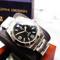 送料無料・新品〓 PAGANI DESIGN・パガーニデザイン・オマージュウォッチ腕時計 機械式NH35Ａ・ PD-1692・SUS316Lフルステンレス製モデル 