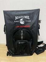 MAZUME(マズメ) 磯バッグ mazume×AIMS ウォータープルーフバックパック II MZBK-319-01 ブラック 70L