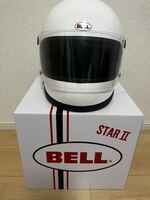 BELL STARⅡ Lサイズ　フルフェイスヘルメット 族ヘル ホワイト STARⅡ Lサイズ　ヘルメット