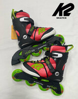 【送料無料】K2 Skate ケーツー スケート ジュニア Marlee Beam 22cm-25.5cm インラインスケート コーラル/グリーン k2i220200401600