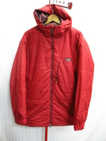AIGLE　エーグル　中綿ジャンパー　メンズL　赤　ダウン風ジャケット　ナイロンパーカー　マウンテンパーカー　防寒 アウトドアウエア02283