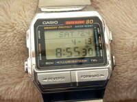 稼働品 CASIO カシオ DATABANK 80 ILLUMINATOR DB-810 データバンク イルミネーター メンズ デジタル 腕時計