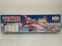 絶版レア TECATE BIPLANE 複葉機 バルサキット 未組立 メキシコ 飛行機 