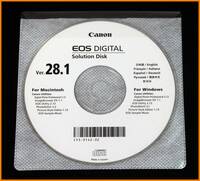 【送料無料】ソフト★キャノン EOS DIGITAL Solution Disk（Ver.28.1）