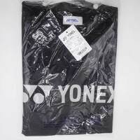 【中古・未使用品】ヨネックス バドミントン ジャパン オープン 2010 プラシャツ ドライシャツ O ブラック YOB10423 メンズ YONEX