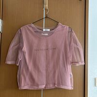 WEGO シースルーシャツ　フリー　ピンク　超美品！かわいい！