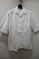 即決 SCYE サイ 半袖開襟シャツ タンボマチャイポプリンオープンカラーシャツ メンズ 36 コットン 白 ホワイト 1116-31019