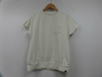 Marmot マーモット TOWPJA46 半袖 Tシャツ 胸ポケット 無地 丸首 トップス オフホワイト 白 レディース Mサイズ