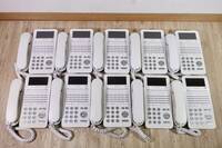 【保証有】NAKAYO ビジネスホン 24ボタン電話機 NYC-24Si-SDW 10台セット 管理番号7430
