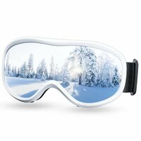 人気商品！ 紫外線防止 防風 スキーゴーグル 軽量 メガネ対応 スノーゴーグル ［AOSKYKA］ 耐衝撃 防雪 スノーボードゴ