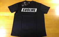 SVOLME スボルメ BOXロゴ プラシャツ プラクティスシャツ SIZE:M 黒 送料215円～