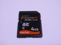 SanDisk ExtremeⅢ EDITION SDHCカード 4GB SLC