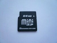 HAGIWARA　miniSDカード　64MB