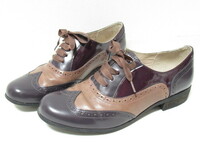 ★ Clarks クラークス NARRATIVE レザー ウイングチップ シューズ size UK5.5 (24.5cm) 本革 革靴 