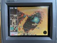 GPS魚探　RYODEN RD-6100 瀬戸内バージョン　説明書付　(液晶焼け有り)