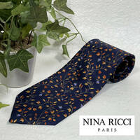 Tie-067： NINA RICCI ニナリッチ ドレス ネクタイ （未使用）