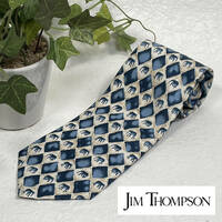 Tie-072：Jim Thompson ジム・トンプソン ドレス ネクタイ （未使用）