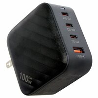 【ブラック】ITO-PD100W 充電器 急速充電 急速充電器 GaN 窒化ガリウム USB QC PD 100W 5A 4ポート ACアダプター PSE 1年保証 L1646