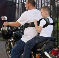 親子でツーリング　持ち手付きで安心 タンデムベルト 二人乗り バイク