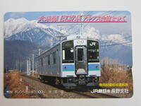 ＪＲ東日本オレンジカード　E127系大糸線
