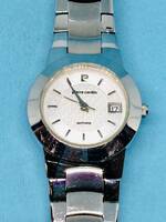 (F22)ピエールカルダン(*'▽')Pierre・Cardin（電池交換済み）シルバー・レディス腕時計USED（送料全国一律185円）しゃれた時計です。