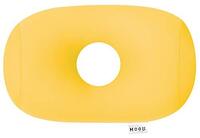 MOGU(モグ) ビーズクッション 携帯 枕 イエロー 黄色 ポータブル・ホールピロー (全長約30cm)