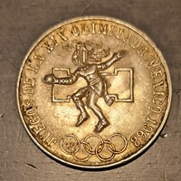 メキシコオリンピック記念銀貨　1968年　夏季オリンピック　外国古銭 海外 コイン 古銭 銀貨 アンティーク MEXICO 古銭 コイン メキシコ 