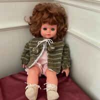 SEBINO　セビーノ　イタリア製　人形　抱き人形　スリープアイ　ビニール+スポンジ　約50cm　グランパパ　で購入
