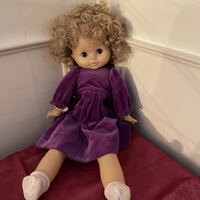 フランス　CLODREY LANGEAIS 人形　抱き人形　スリープアイ　ソフトビニール+綿入り布　約50cm　グランパパ　で購入