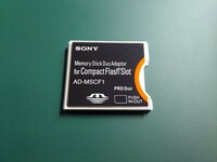 Sony AD-MSCF1 コンパクトフラッシュスロット対応メモリースティック アダプター