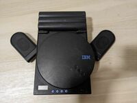 IBM ポータブル 4倍速 CD-ROM ドライブ サウンドボックス付き CD-400S 　動作未確認