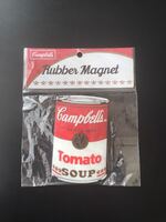 ●Campbell's(キャンベル トマトスープ)缶の形のマグネット/5.5×8.7cm/ラバー