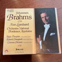希少盤　アラン・ロンバール　ブラームス　交響曲全集、　ヴァイオリン協奏曲、ドッペル協奏曲　5CD
